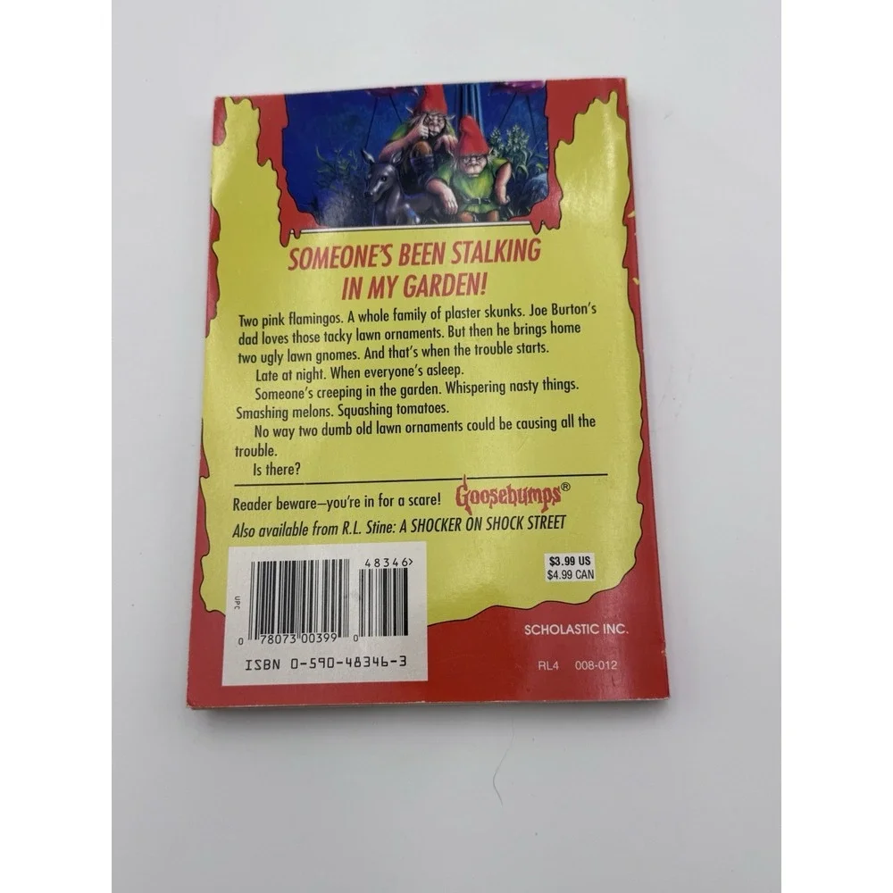 VTG Revenge of The Lawn Gnomes #34 R.L. Stine First scholastic printing 1995 EUC